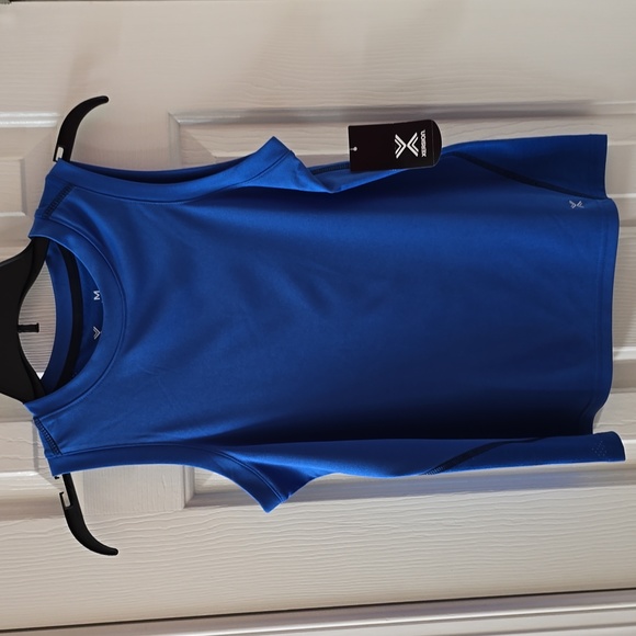 BUNDLE OF 2 XERSION BOYS RED AND BLUE ATHLETIC TANK TOPS SIZE MEDIUM 10/12 - Picture 4 of 11